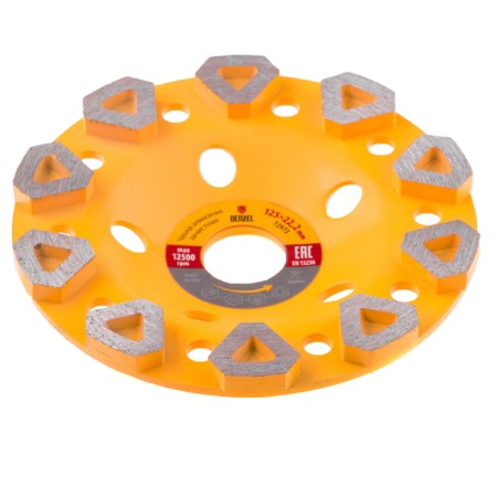 Diamond Control Cup Denzel "Diamond" 72973, for universal processing, 125 mm-1