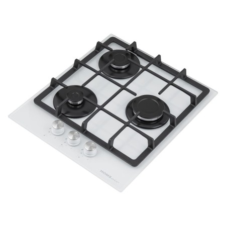 Honing surface Homsair HGG433WH, gas, 3 burners, white-7
