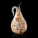 Glass souvenir in glassbreaker "Multi -colored pear" h 140 mm