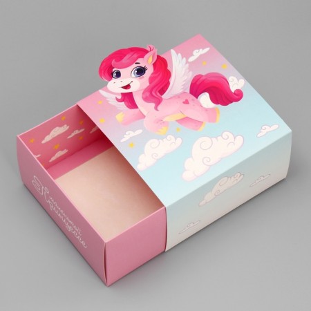 Gift folding box, packaging, “Little Princess”, 15 x 15 x 8 cm-4