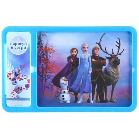Drawing board with a marker-stitch, cold heart blue-6