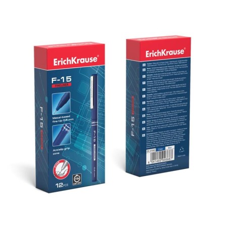 Capillary Handle Erichkrause F-15, node 0.6 mm, blue ink, letter line 400 meters-5