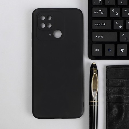 Ibox Case cover for Xiaomi Redmi 10c, silicone, camera protection, black