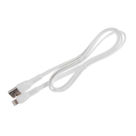 Hoco X40 cable, USB - Lightning, 2.4 A, 1 m, flat, white-2