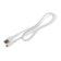 Hoco X40 cable, USB - Lightning, 2.4 A, 1 m, flat, white
