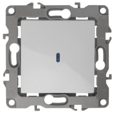 Backlight switch, 10AX 250V, IP20, era12, white