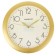 Wall clock, series: Classic, D-29 cm, golden rim