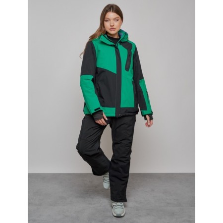 Ski suit female, size 54, green color-11