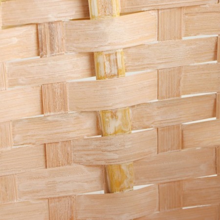A set of wicker baskets, D16x10/31 cm, D19x10/32 cm, d21x11/36 cm, 3 pcs, yellow, bamboo-5