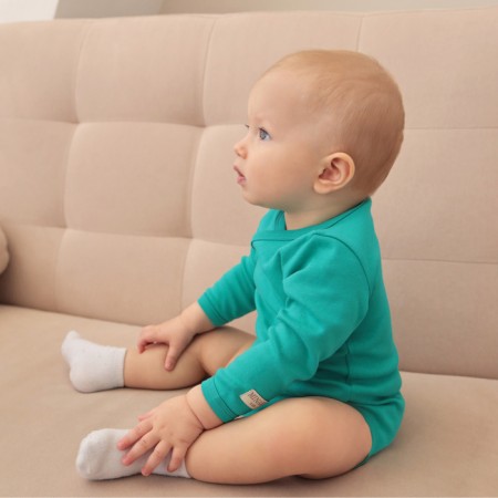 Body Children's minku emerald color, height 86-92cm-5