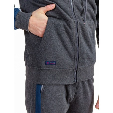 Sports costume men's ise, size 52, dark gray color, blue-10