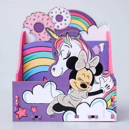 Organizer for the office, 14x14x16 cm, Minnie Mouse and Unicorn-4