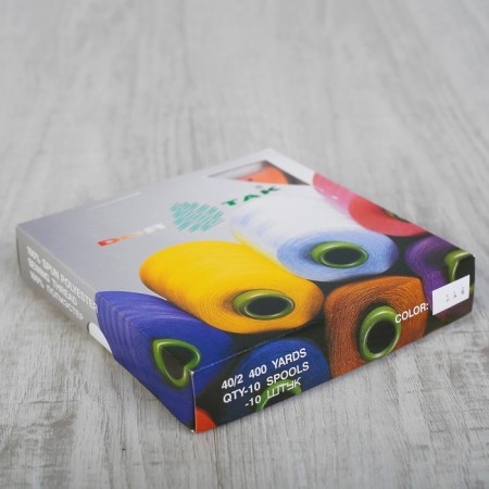 Thread Dor Tak 40/2, 400 Yard, Color No. 114 Orange, 10 pcs in units.-2