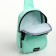 Textura lightning bag, external pocket, mint color