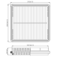 Air filter Totachi TA-1750