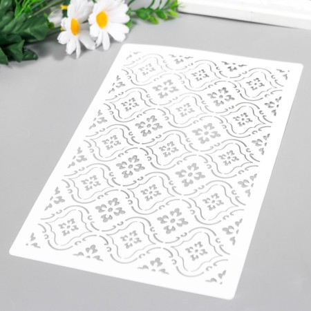 Plastic "pattern" 24x16 cm stencil-1
