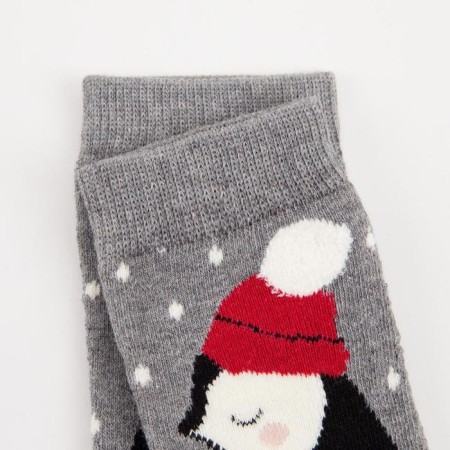 Women's socks, gray color, rr 23-25 ​​(shoe rr 36-40)-1