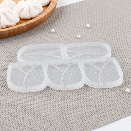 Silicone Mold for candy and chocolate "Tulip", 5.5 × 4.5 cm, the color is transparent-2