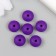 Busina silicone "flattened" grape purple d = 1.2 cm