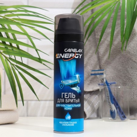 Carelax Energy shaving gel for sensitive skin, 200 ml