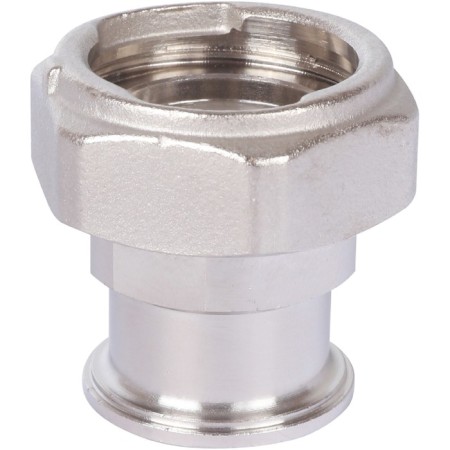 Detacible connection Stout SDG-0019-010025, 1 ", flat seal, nickelled brass-4
