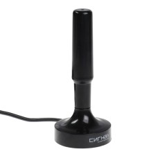 Антенна "Сигнал" SAI-402, комнатная, 20дБ, DVB-T, DVB-T2, кабель 5м с магнит.осн.