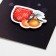 A postcard with a wooden element "Happiness in the New Year!" 10 x 15cm, New Year