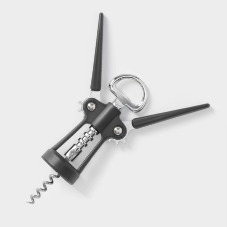 Corkscrew "Profi", 19 cm, black color-3