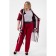 Cardigan female, size 56, burgundy color