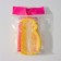 Ice cream form with a lid of the pineapple, silicone, 14 × 8.5 × 2.5 cm, yellow color