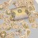 Stickers for creativity "New Year. Vintage" embossing gold set 48 pcs 9x7x0.8 cm