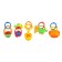 Soft game is soft on the crib, stroller "chicken", 43-63 cm, rattles, 5 toys, crush me