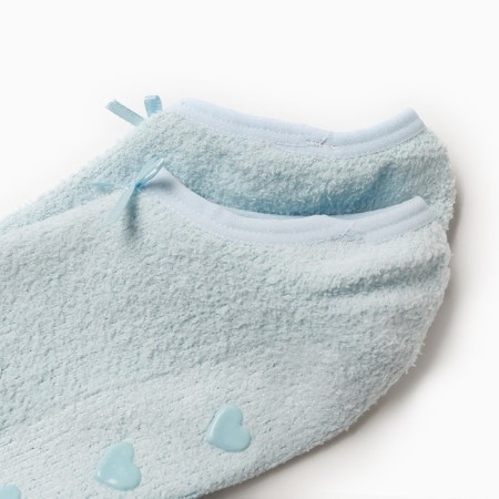 Women's socks shortened non-slip, blue color, size 36-39-1