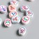 Beads for the creativity of PVC "Masks" set 25 pcs 0.5x0.9x1.1 cm