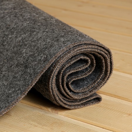 Stear for the bath "Bath Paradise", felt, gray, 180x60cm-3