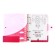 A notebook on rings A5 120 sheets in the Lorex "Neon. Pink" cage, with a change of block, a plastic cover, with stickers