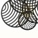 Lamp wall-flowing Mantra Collage, LED, 4500LM, 3000K, 635x170x695 mm, black color black