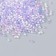 Glass 12/0 "Transparent. Color middle. Lilac" 10 g