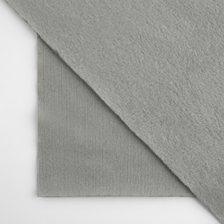 Patch plush, 50 × 50 cm, 220 g/m, color No. 106 Gray-1