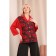 Female jacket, size 42, red color