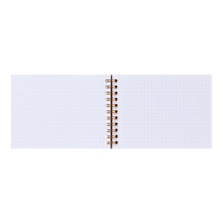 Notepad A6, 90 sheets on the crest, cage, Velvet 4, covered cardboard, embossing foil, block 70-2
