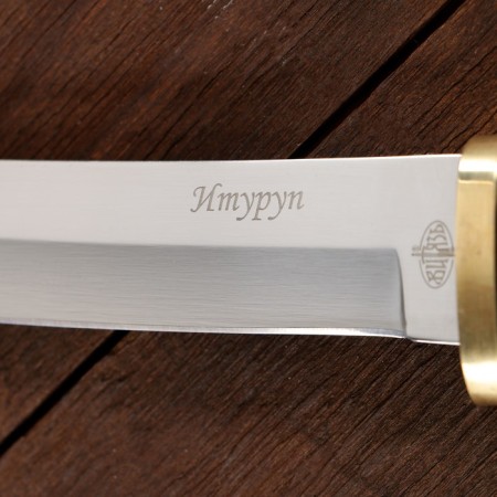 Knife -Tanto "Iturup" steel - 65x13, handle - winding cord, 35 cm-3