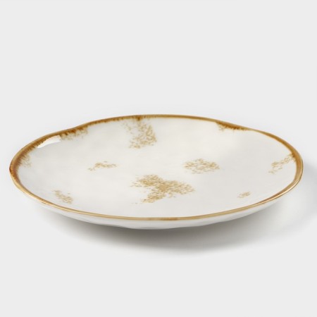 Porcelain shade of the Organic Gold, D = 21.2 cm, white color-1