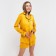 Female set (shirt, shorts) minku: Light touch color gold, size 48