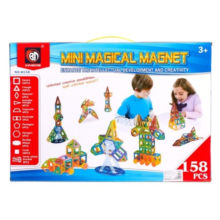 Magnetic designer "Mini Magic Magnet", 158 parts-7