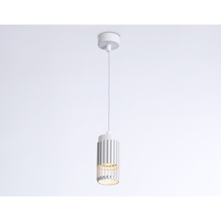 Suspended lamp with a replaceable lamp Ambrella Light, Techno Family, TN51693, GU10, white color-2