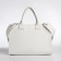 Female bag Textura, tout, medium size, white color