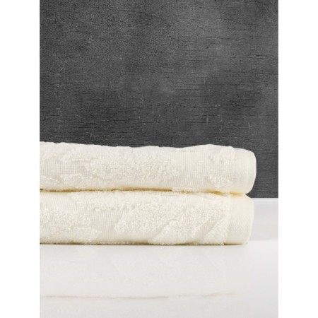 Terry towel Sofi de Marko Flowers, 550 g, size 50x90 cm, color cream