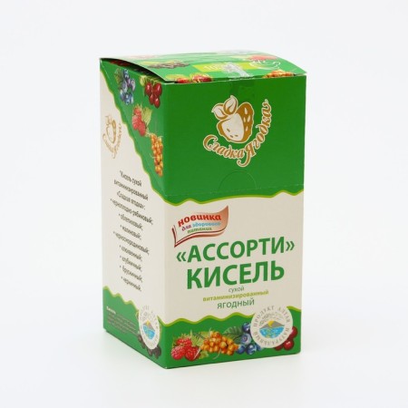 Kisel dry vitaminized "sweet berry" Assorted 20g