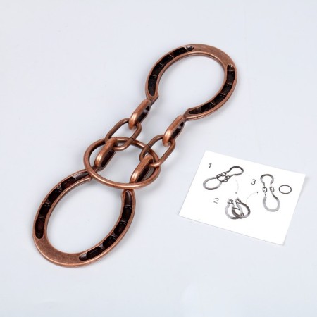 Metal puzzle “Discover the secret of love”, shackles-3